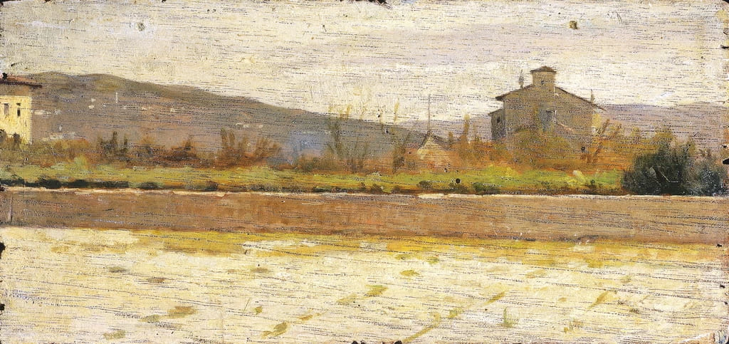 148-Paesaggio-1864-69-Pinacoteca Comunale Silvestro Lega, Modigliana (Forlì-Cesena) 